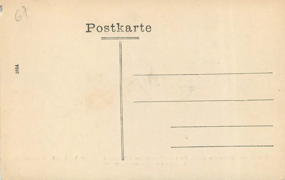 Université et Monument Goethe — Strasbourg - Verso