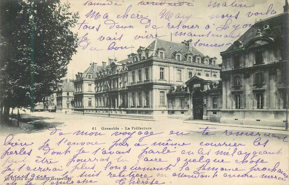 Grenoble - A Prefeitura — O Guia Rosa ilustrado, n°61 - Frente