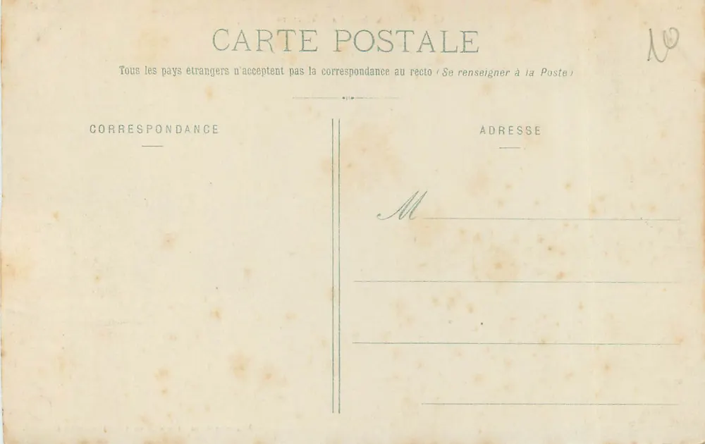 Orléans — A Prefeitura — Lojas da Cidade de Orléans, editor Chiché-Dubreuil - Verso