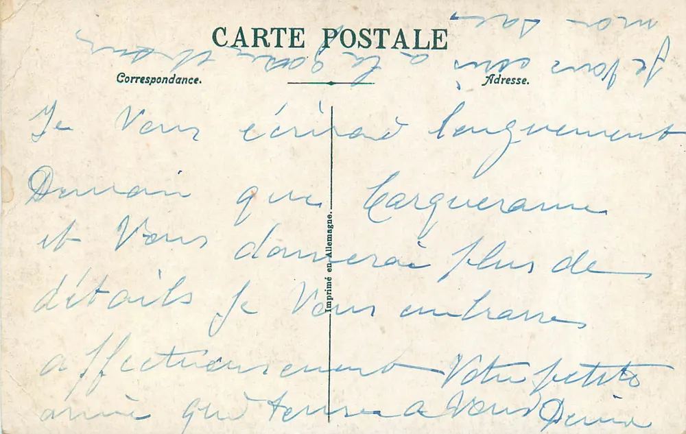 Toulon — Ponta da Mitre — editor desconhecido, n° 1004 - Verso