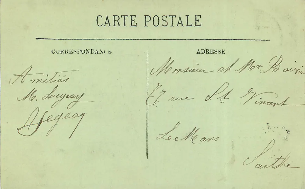 Clermont-Ferrand — A Catedral — LL — editor LL, n° 102 - Verso