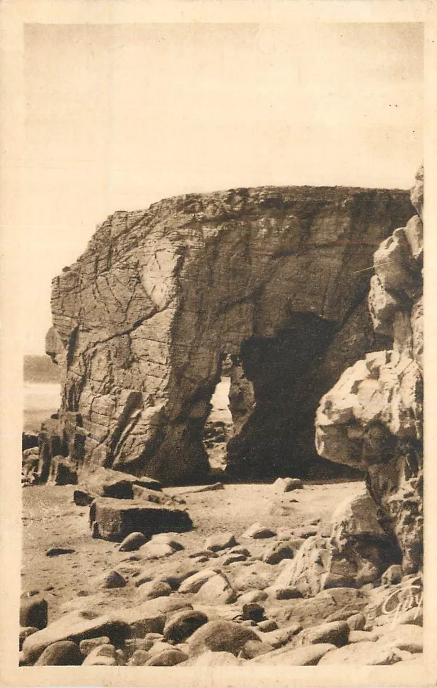 Quiberon (Morbihan) — Die wilde Küste, Bogen von Port-Blanc — Kunstausgabe « Guy » - Vorderseite