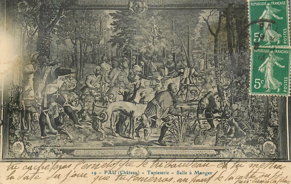Pau (Schloss) — Wandteppich Esszimmer — unbekannter Verlag, n° 19 - Vorderseite
