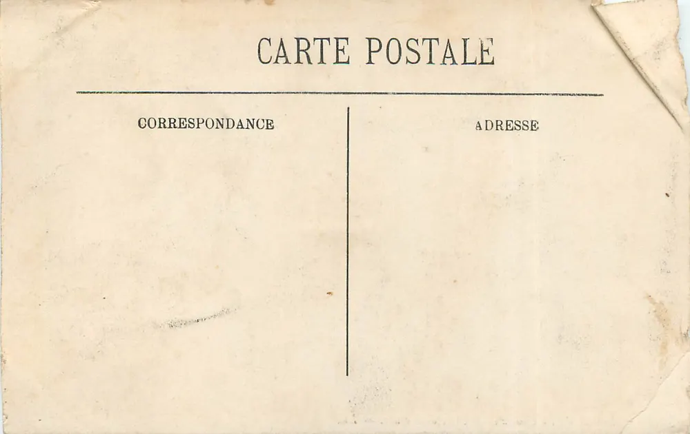 Caen — O Castelo — Posto de Socorro — LL. - Verso