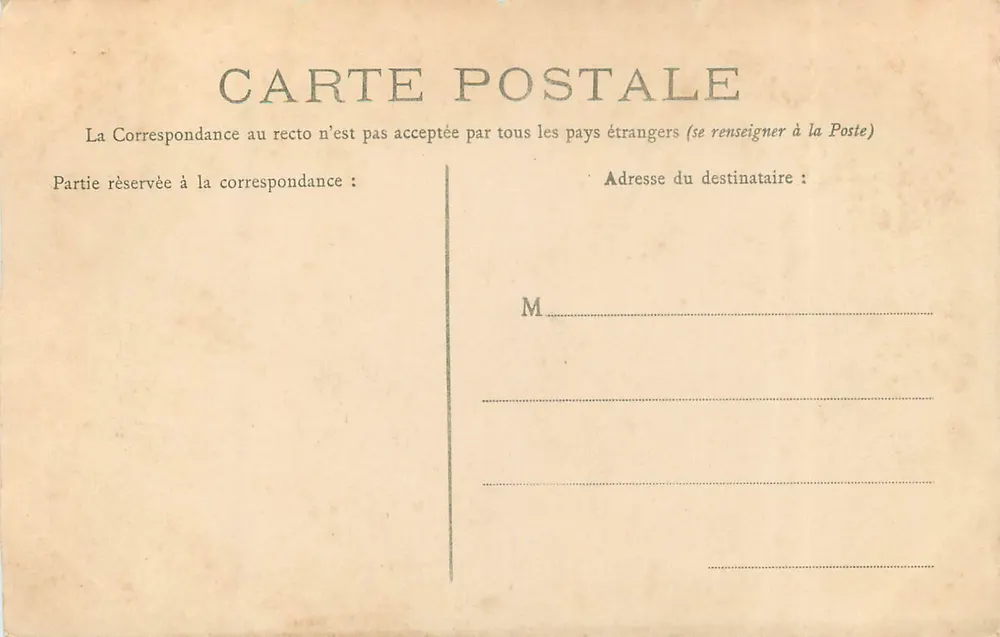 Caen — Hotel-Dieu — L. D. - Verso