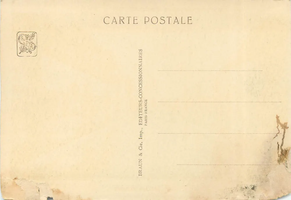 Internationale Kolonialausstellung — Paris 1931 — Pavillon Süd-Algerien — Charles Montaland, Arret - Rückseite
