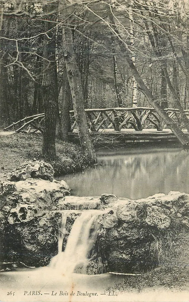 Paris — O Bois de Boulogne — LL, n° 265 - Frente