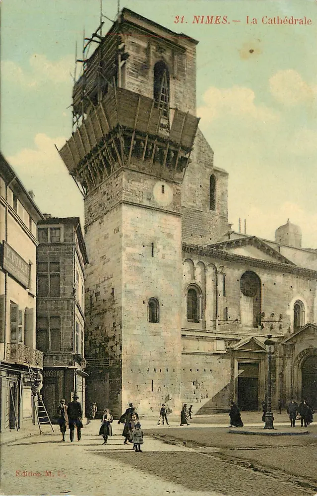 Nîmes — A Catedral — Edição M. U. - Frente