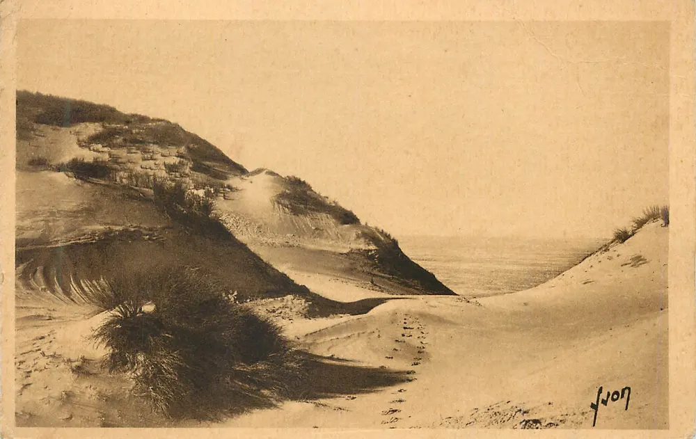 Arcachon (Gironde) — Zum Meer — Die großen Dünen von Sabloney — Éditions d'Art Yvon - Vorderseite