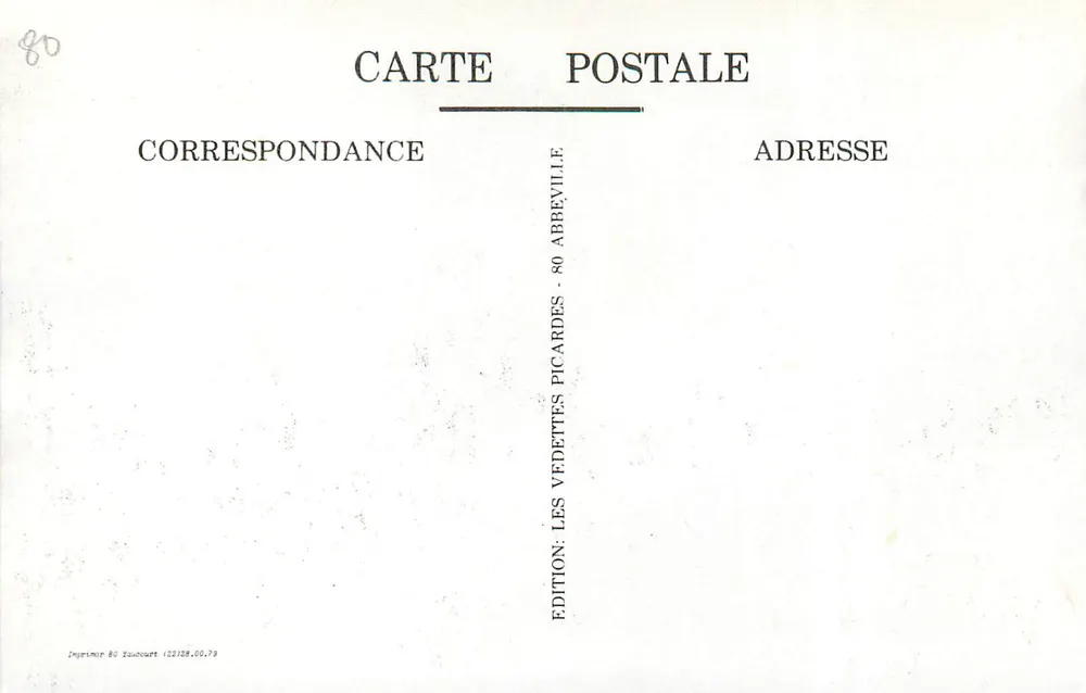 Abbeville — Vista do Pont-Louis — LL. n°124 - Verso