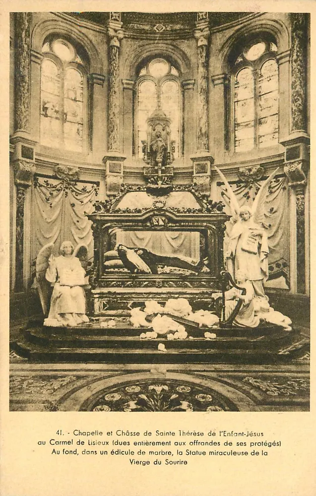 Kapelle und Reliquiar der hl. Thérèse des Kindes Jesu — Lisieux — Verleger nicht sichtbar, n° 41 - Vorderseite