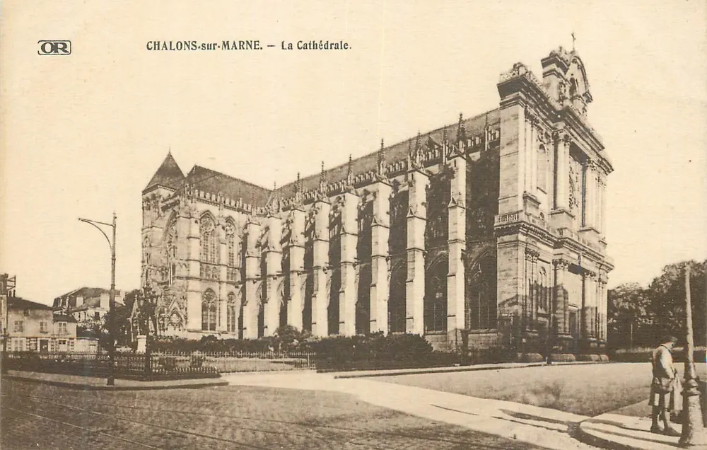 Chalons-sur-Marne — The Cathedral — OR - Front