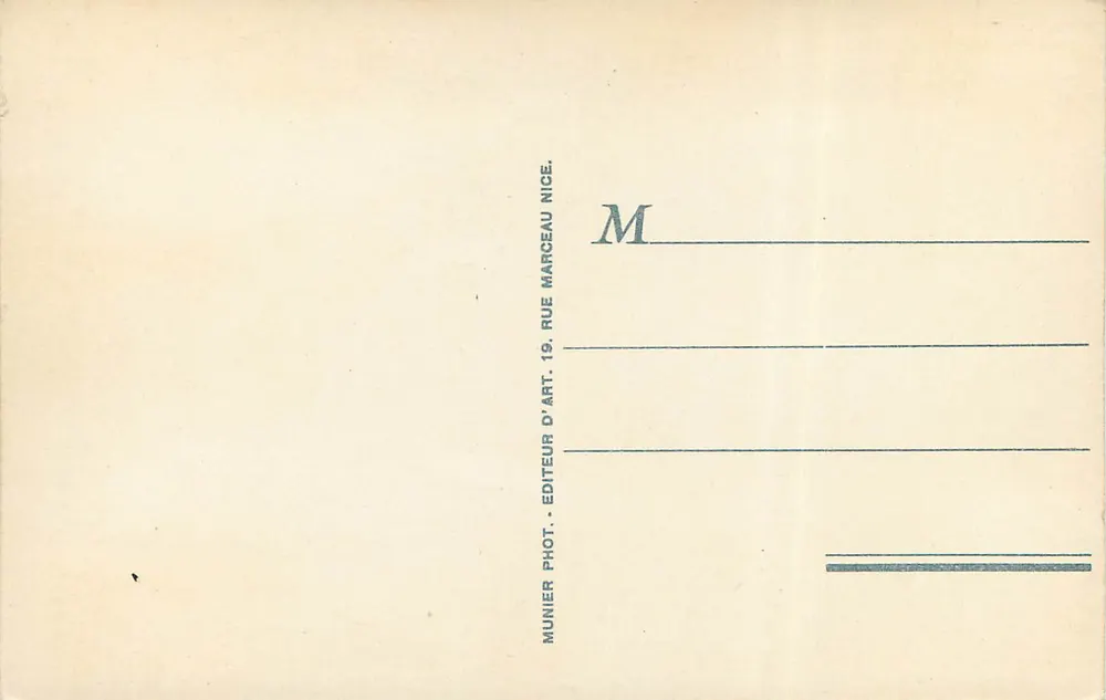 Monaco — Das Ozeanographische Museum und der Hundekopf (Ansicht vom Meer aus) — RM, n° 270 - Rückseite