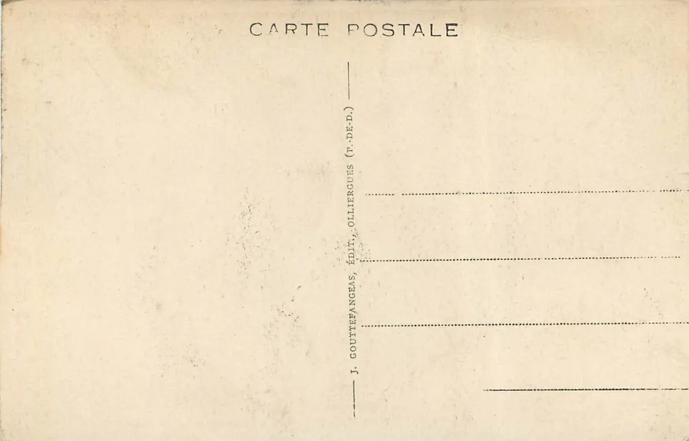 Saint-Nectaire — Intérieur de l'Église — Chapiteaux remarquables — G. D'O. 1261 - Verso
