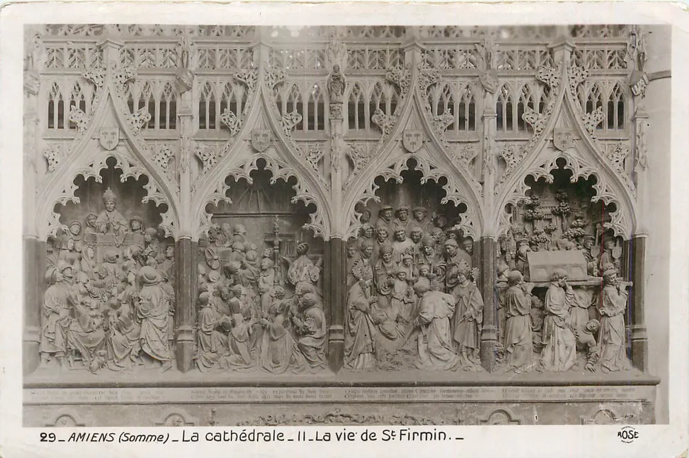 Amiens (Somme) — Die Kathedrale — II. Das Leben des hl. Firmin — Verlag ROSE, Nr. 29 - Vorderseite