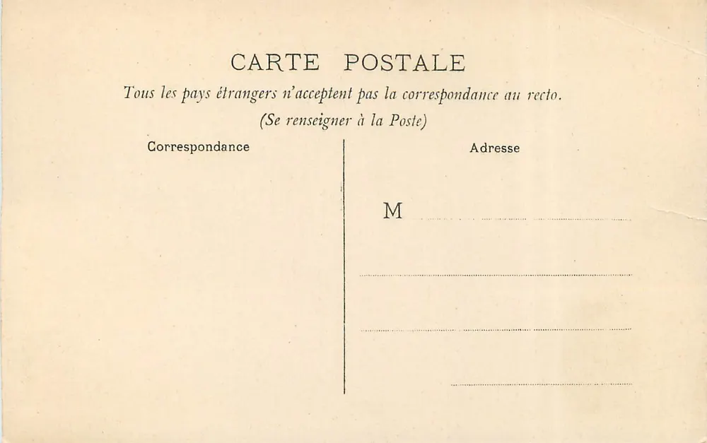 Tarbes — Jardin Massey (Le Lacy) — PP - Verso
