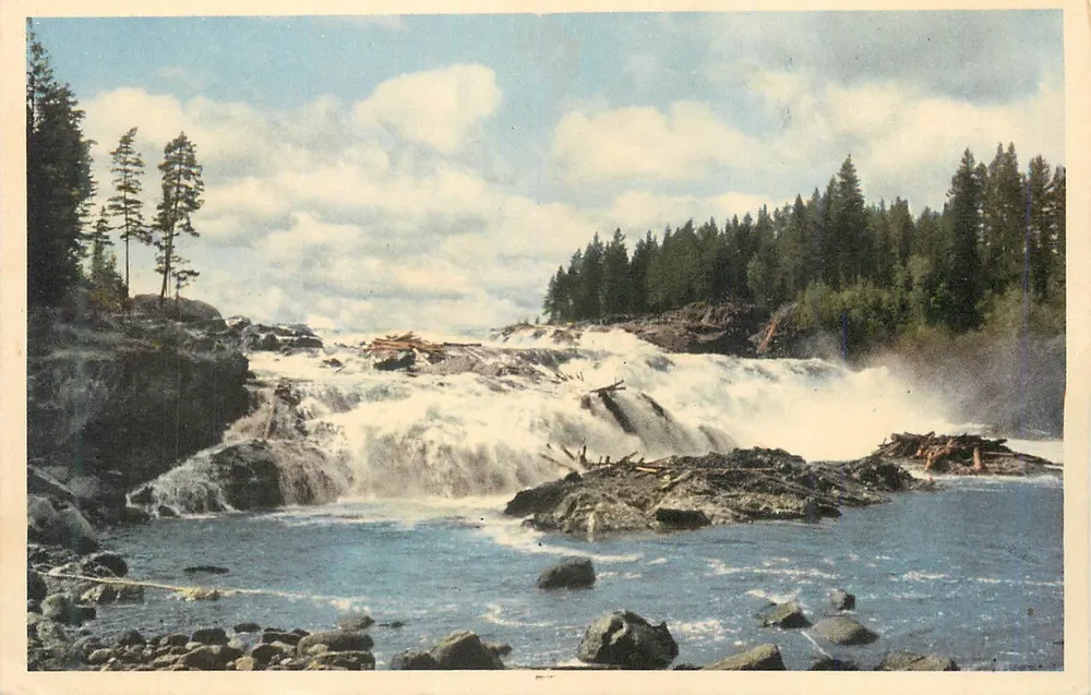 Wasserfall — Wald und Felsen — Ultra, n° 200/13 - Vorderseite