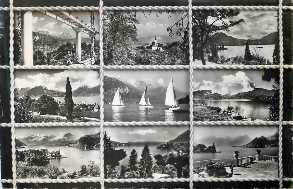 Jezioro Annecy — Kilka widoków — Chasseur Photo Tignod - Awers