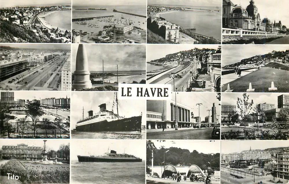 Le Havre — Vues principales — Tisse et Laracier - Recto
