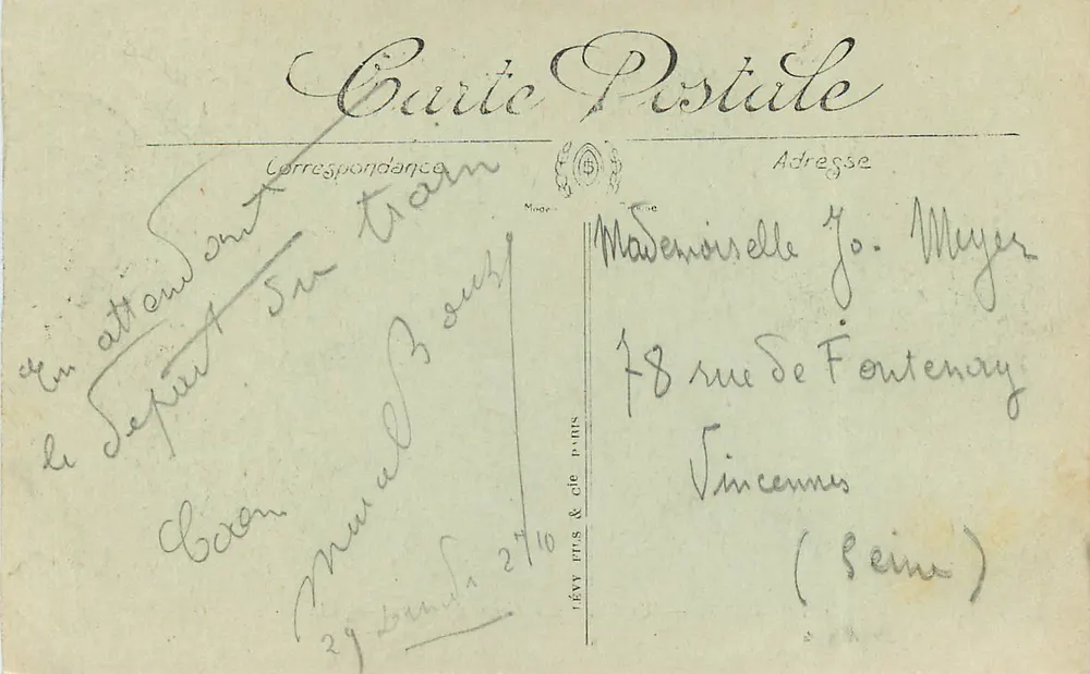 CAEN — A Torre dos Homens de Armas — LL. - Verso