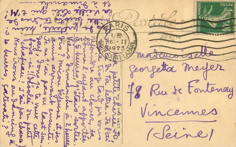Lisieux — A Igreja de São Dézir — Selecta - Verso