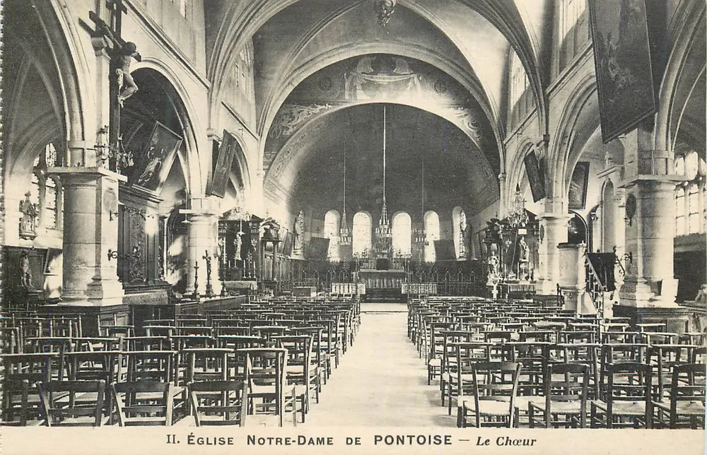 Église Notre-Dame de Pontoise — Le Chœur - Recto