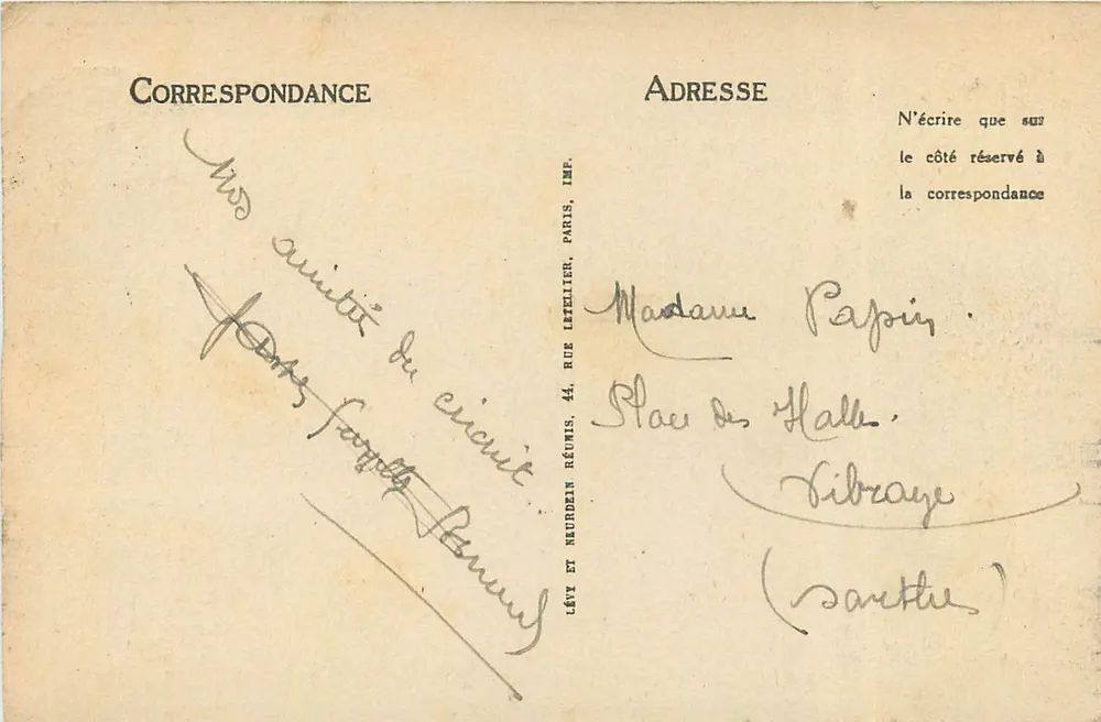 Deauville, La Plage Fleurie — Hôtel Royal — Georges Wybo, Arch. J. LL - Verso