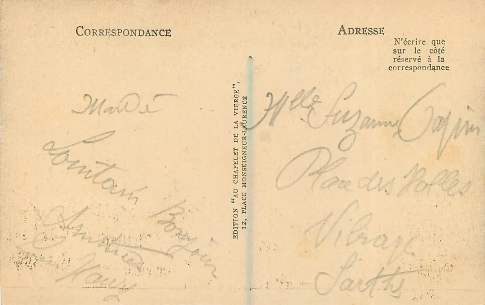 LOURDES — A Casa de Bernadette — LL — Edição LL - Verso