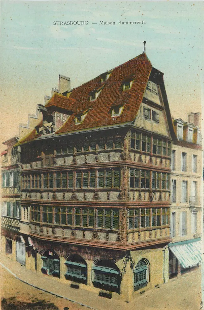Estrasburgo — Casa Kammerzell — Editor Félix Luib - Frente