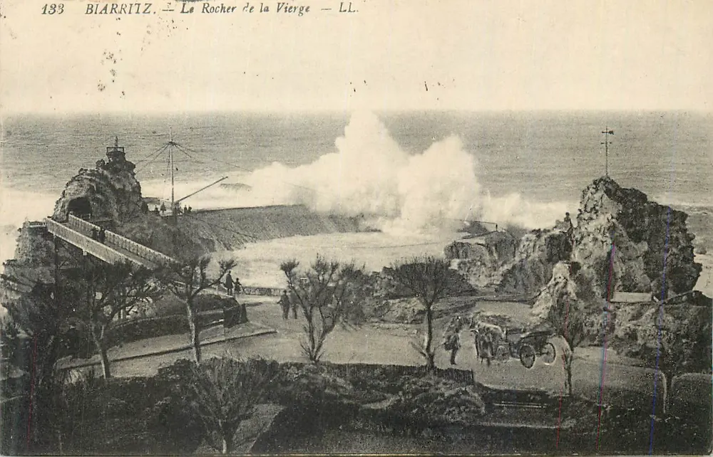 Biarritz — O Rocher de la Vierge — LL. n°183 - Frente