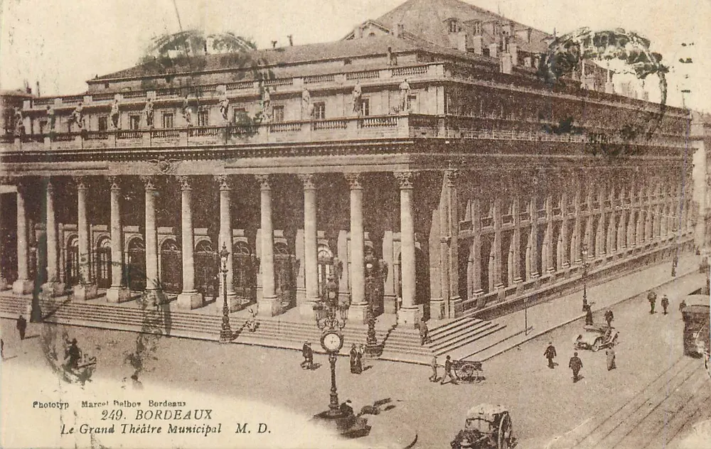 Das Große Stadtschloss — Bordeaux — Phototyp Marcel Pelbow, Nr. 249 - Vorderseite