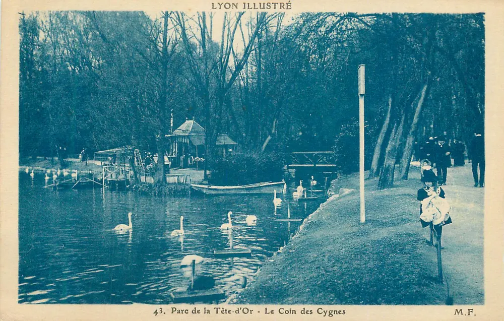 Parc de la Tête-d'Or - Le Coin des Cygnes — Lyon Illustré, n°43 - Vorderseite