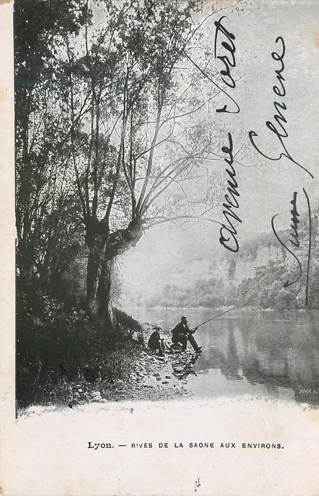 Lyon — Riberas de la Saône en los alrededores — ATAR S. - Anverso