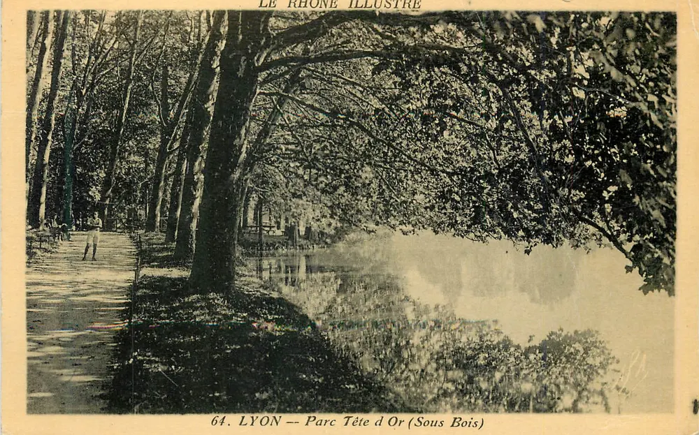 LYON — Parc Tête d'Or (Sous Bois) — LE RHÔNE ILLUSTRÉ, n°64 - Frente