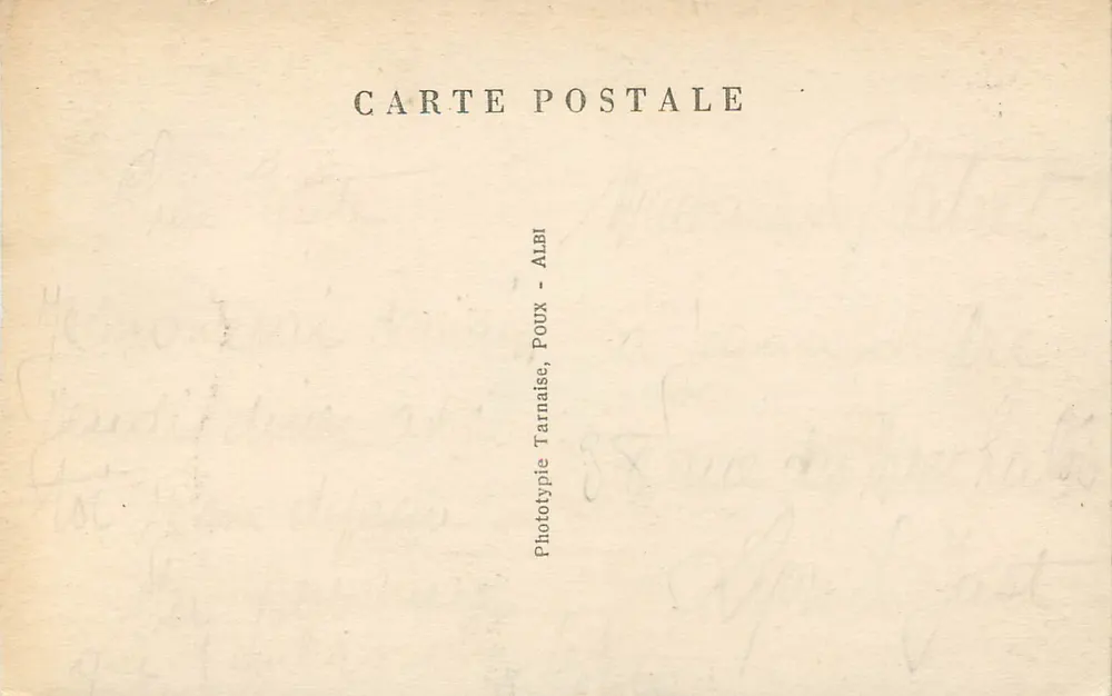 LYON — Parc Tête d'Or (Sous Bois) — LE RHÔNE ILLUSTRÉ, n°64 - Verso
