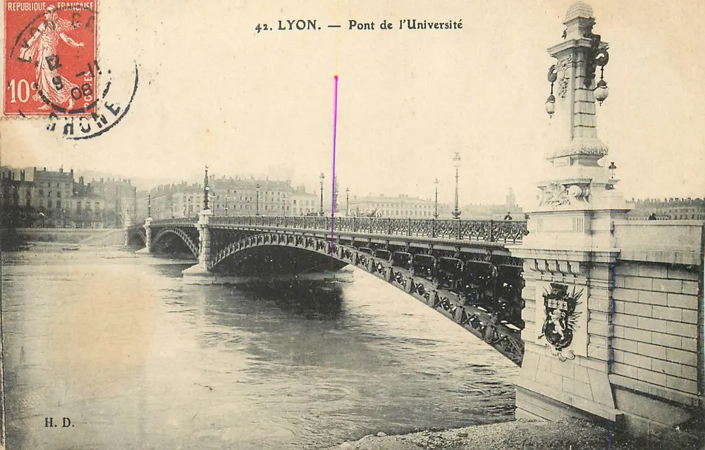 LYON — Ponte da Universidade — H. D. - Frente