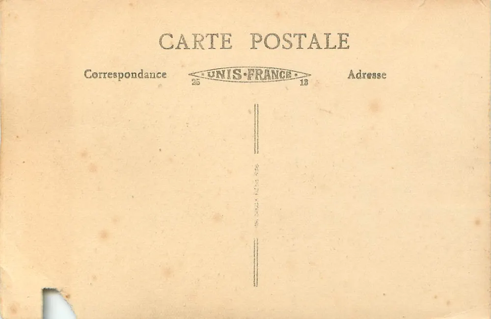 LYON — Vue générale, prise de Fourvière — éditeur UNIS-FRANCE, n° 47 - Verso