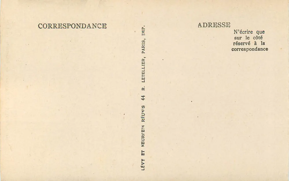 Lyon — Ancien Sanctuaire de Fourvière — LL 181 - Verso