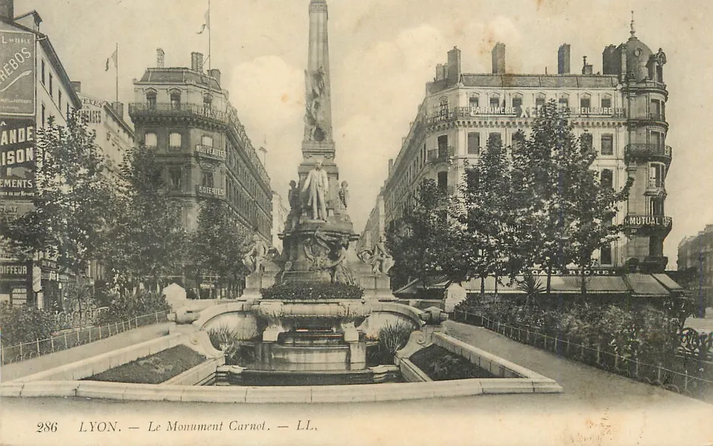 LYON — Pomnik Carnota — LL., n° 286 - Awers