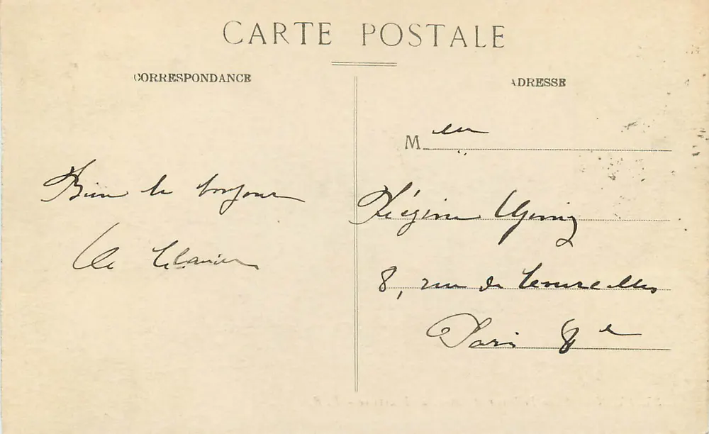 LYON — Place Bellecour et Coteau de Fourvière — E. R. - Verso
