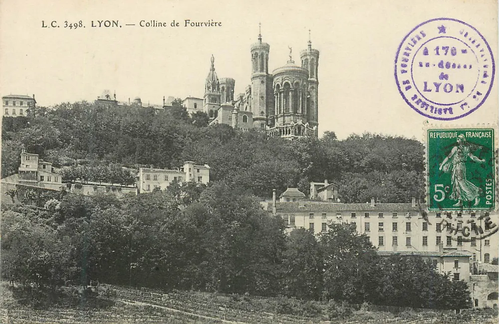 Lyon — Colina de Fourvière — L.C. 3498 - Frente
