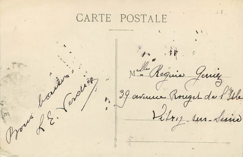 Lyon — Colina de Fourvière — L.C. 3498 - Verso