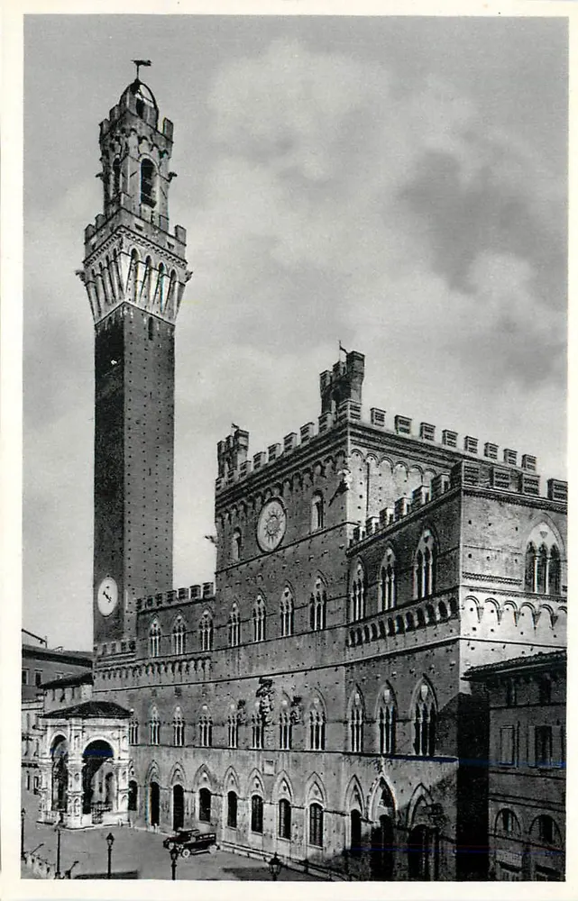 Sienna — Palazzo Pubblico (Hôtel de Ville) — éditeur non visible - Recto