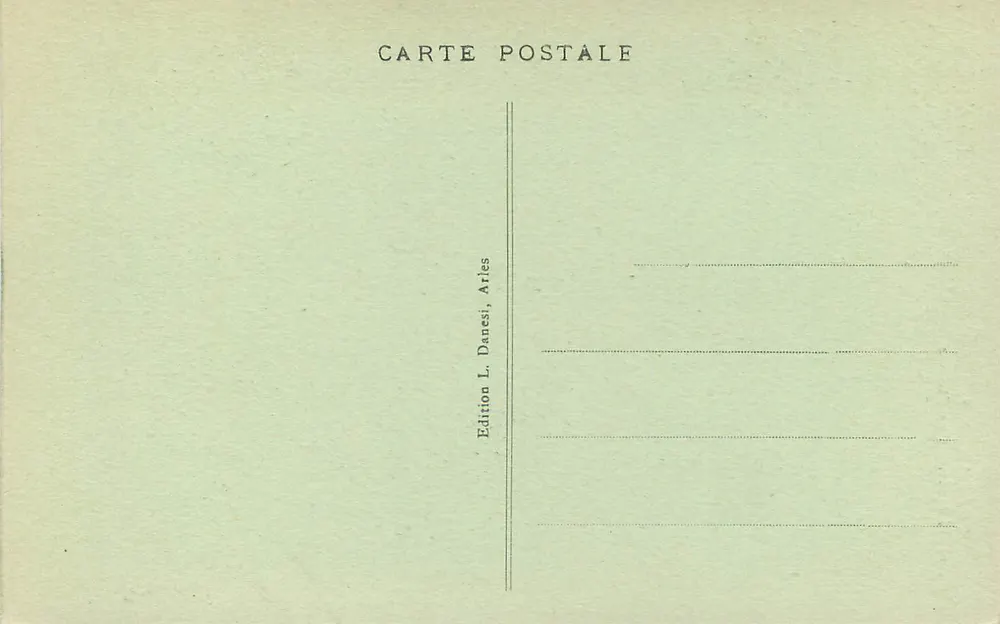 Portal de San Trofimo — Arles — Edición L. Danesi, Arles - Reverso
