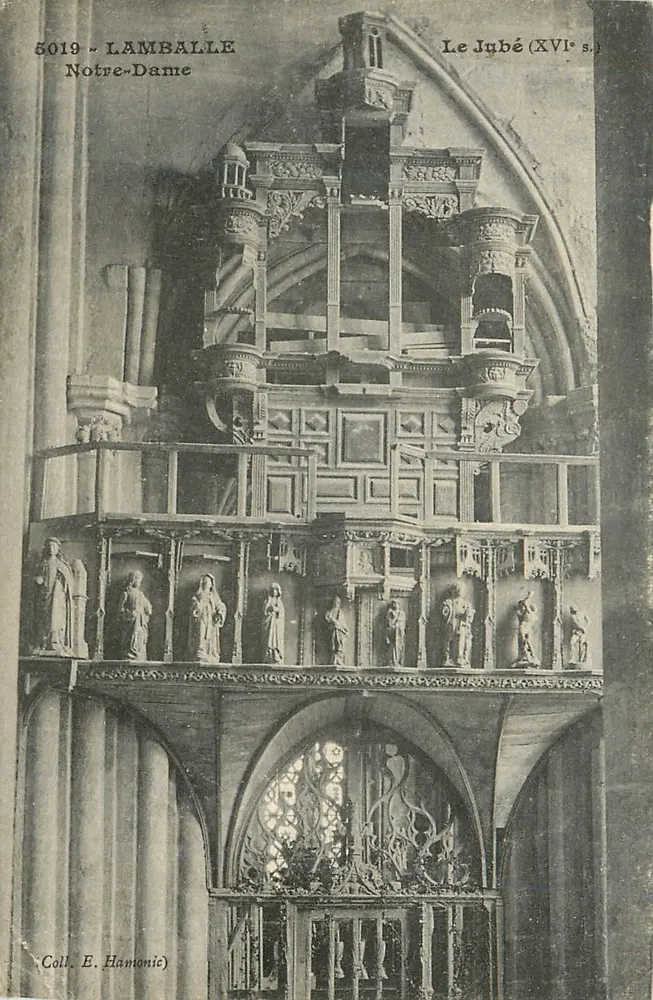Lamballe - Notre-Dame - Il Jubé (XVI secolo) - Recto