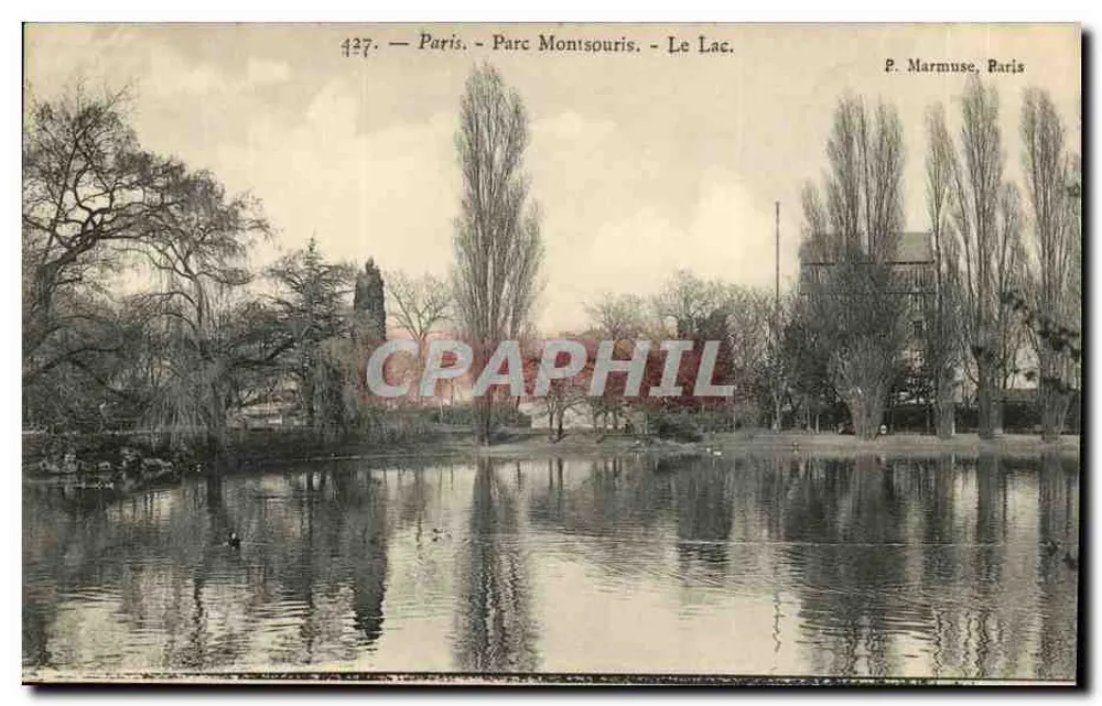 Paris - Parque Montsouris - O Lago — P. Marmuse, Paris, n°427 - Frente