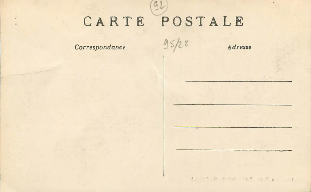 A Roseraie de Bagatelle — C.M. n° 1339 - Verso