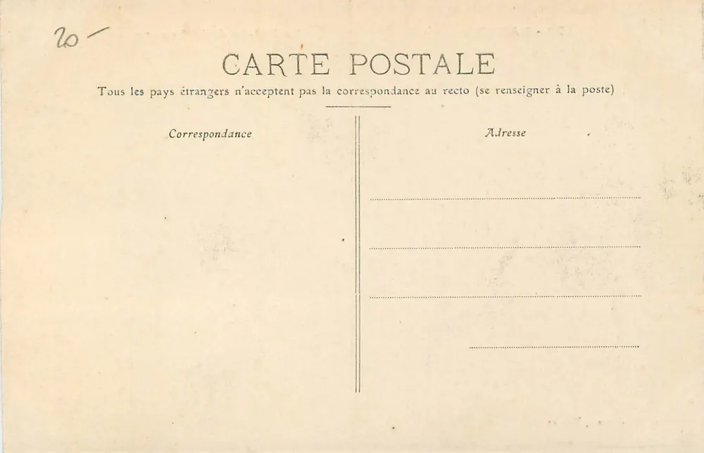NANTES — O Palácio da Bolsa — Artaud-Nozais, Nantes - Verso