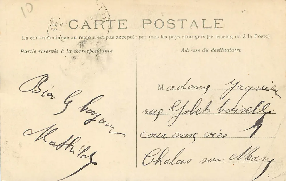 Reims — Estabelecimento Pommery — Editor não identificado, n° de série 8 - Verso