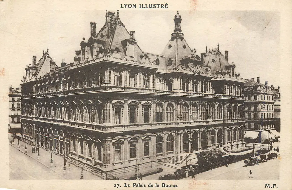 O Palácio da Bolsa — Lyon — Lyon Illustré, n°27 - Frente